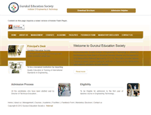 Tablet Screenshot of gurukulpolytechnic.org